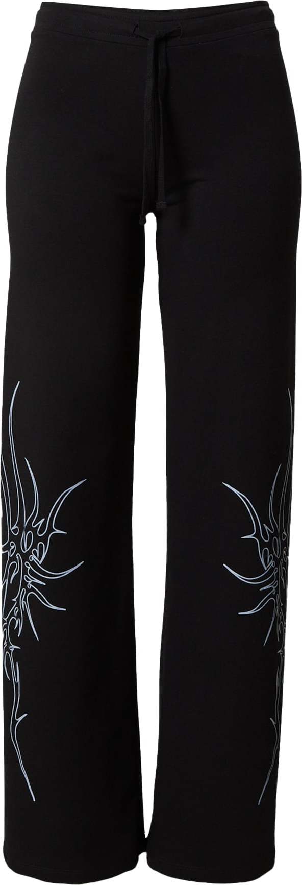 Kalhoty 'Rana' SHYX pastelová modrá / černá