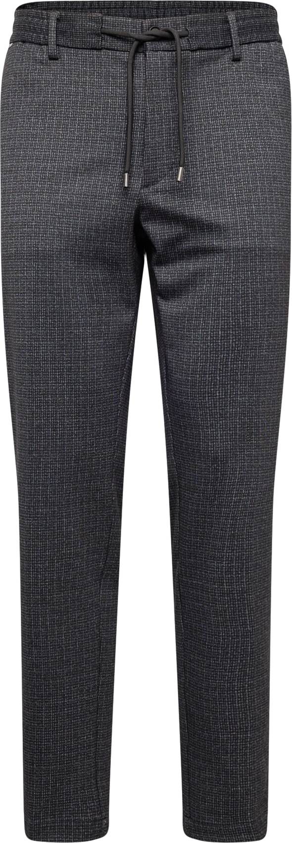 Kalhoty s puky 'Kane' BOSS Black antracitová / tmavě šedá