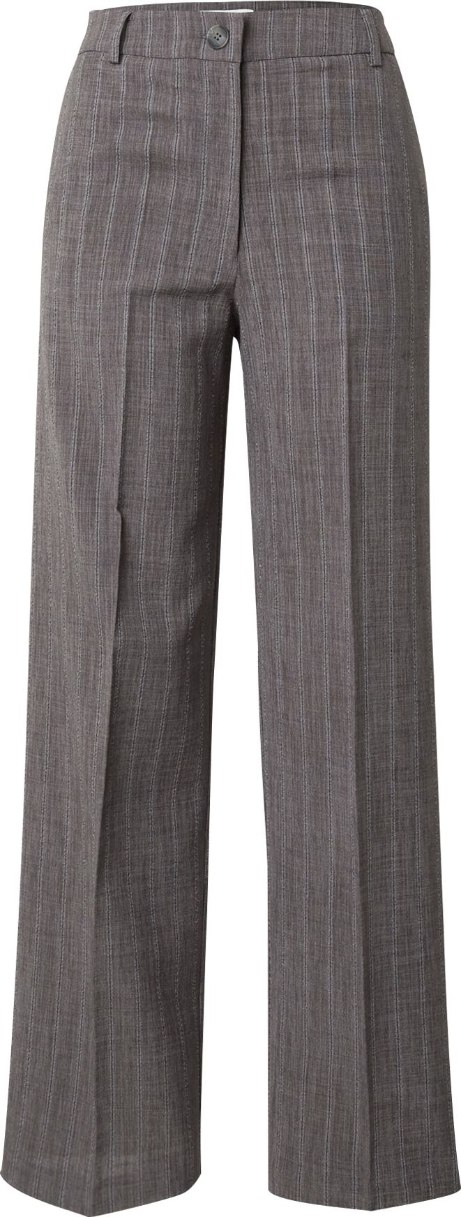 Kalhoty s puky Topshop šedobéžová / antracitová / světle šedá
