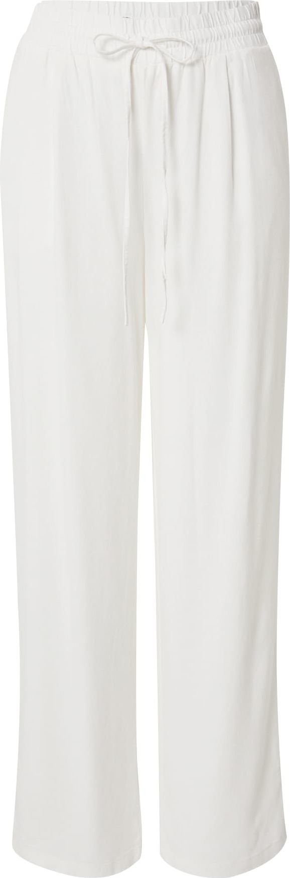 Kalhoty se sklady v pase 'JESMILO' Vero Moda přírodní bílá
