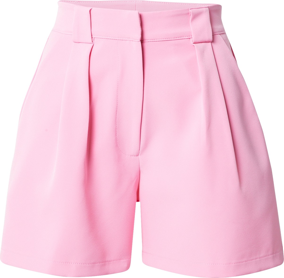 Kalhoty se sklady v pase 'Judith' ABOUT YOU x Laura Giurcanu světle růžová