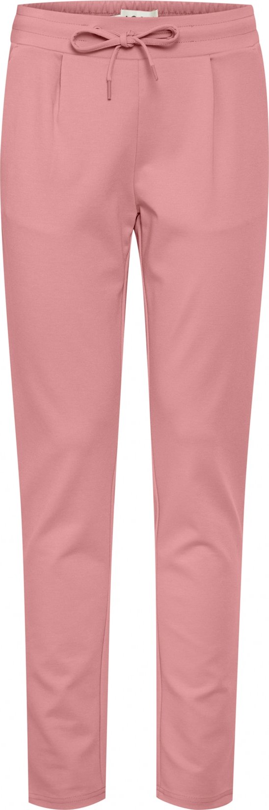 Kalhoty se sklady v pase 'KATE' Ichi starorůžová