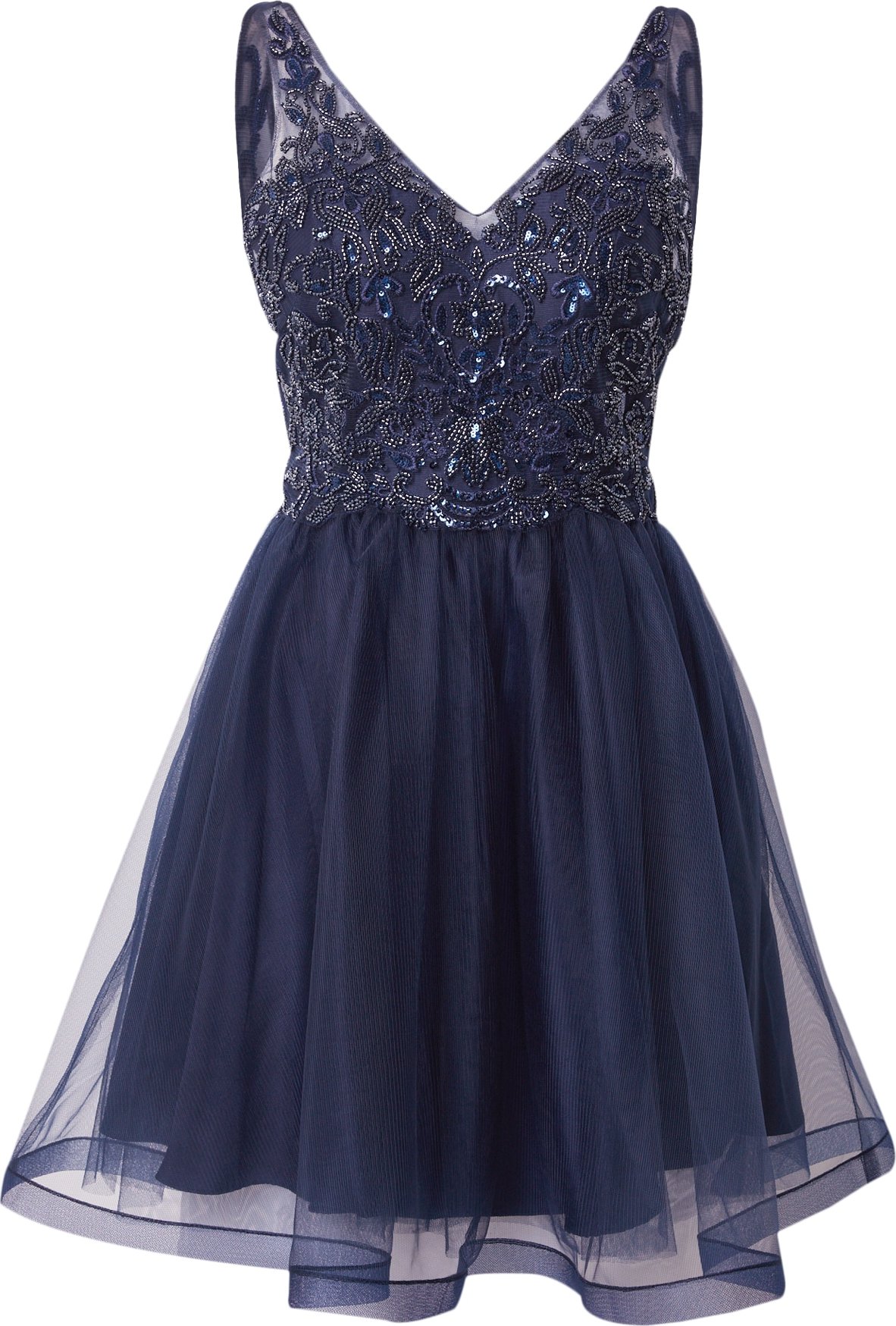 Koktejlové šaty Laona námořnická modř