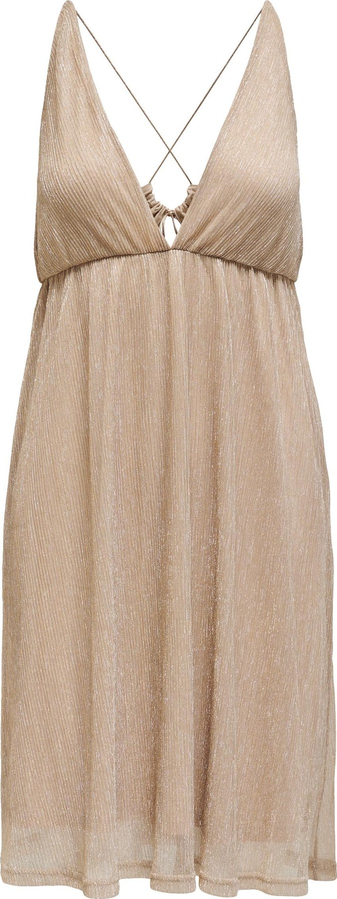 Koktejlové šaty 'Tinga' Only tmavě béžová