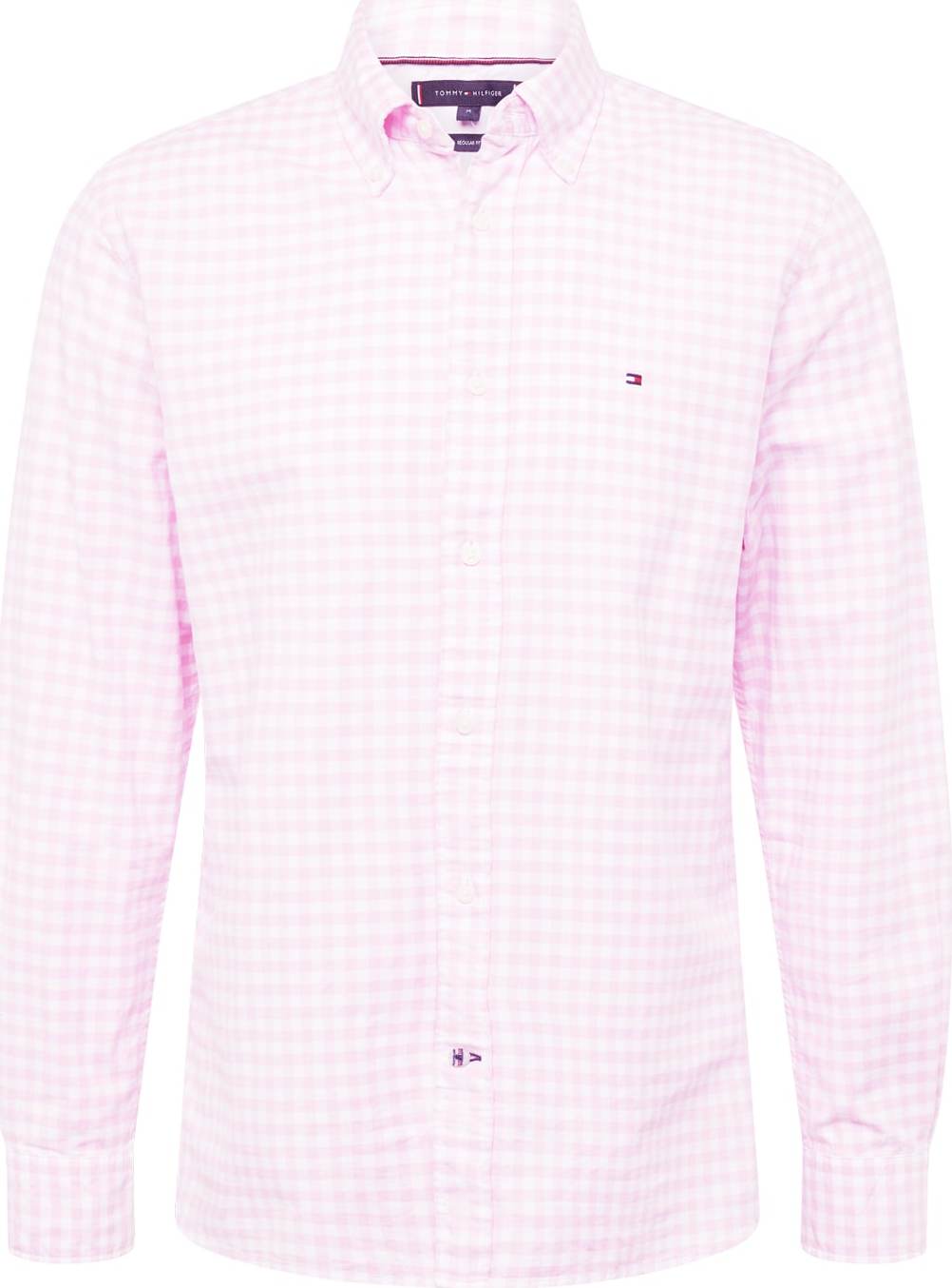 Košile Tommy Hilfiger námořnická modř / světle růžová / červená / bílá