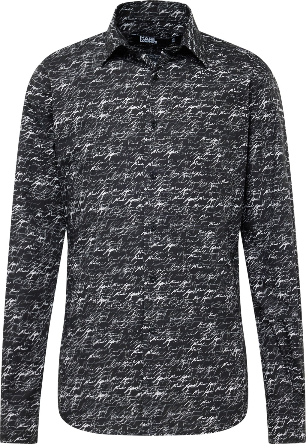 Košile Karl Lagerfeld černá / bílá