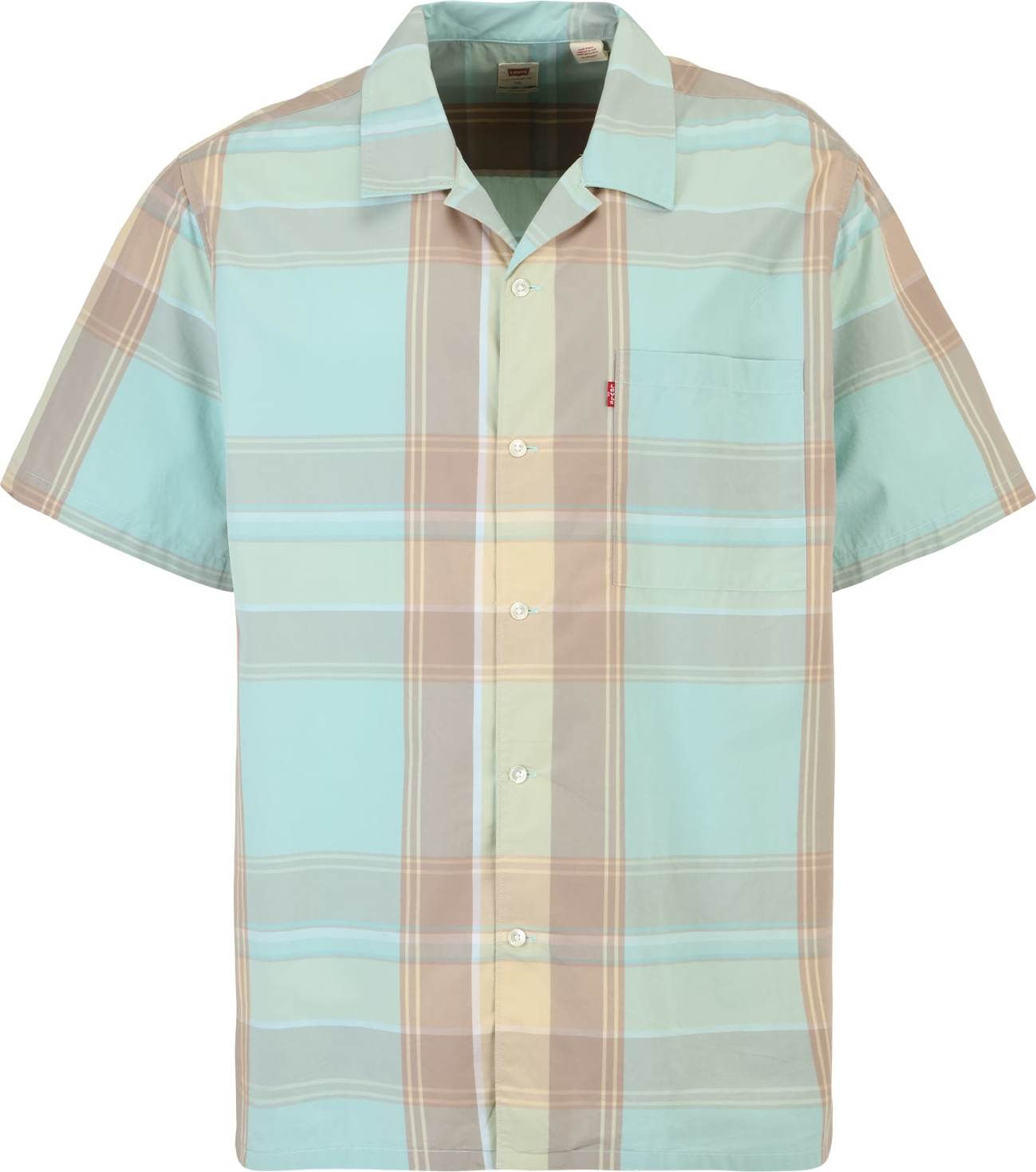 Košile 'Sunset' Levi's® Big & Tall světle béžová / aqua modrá / brokátová / khaki