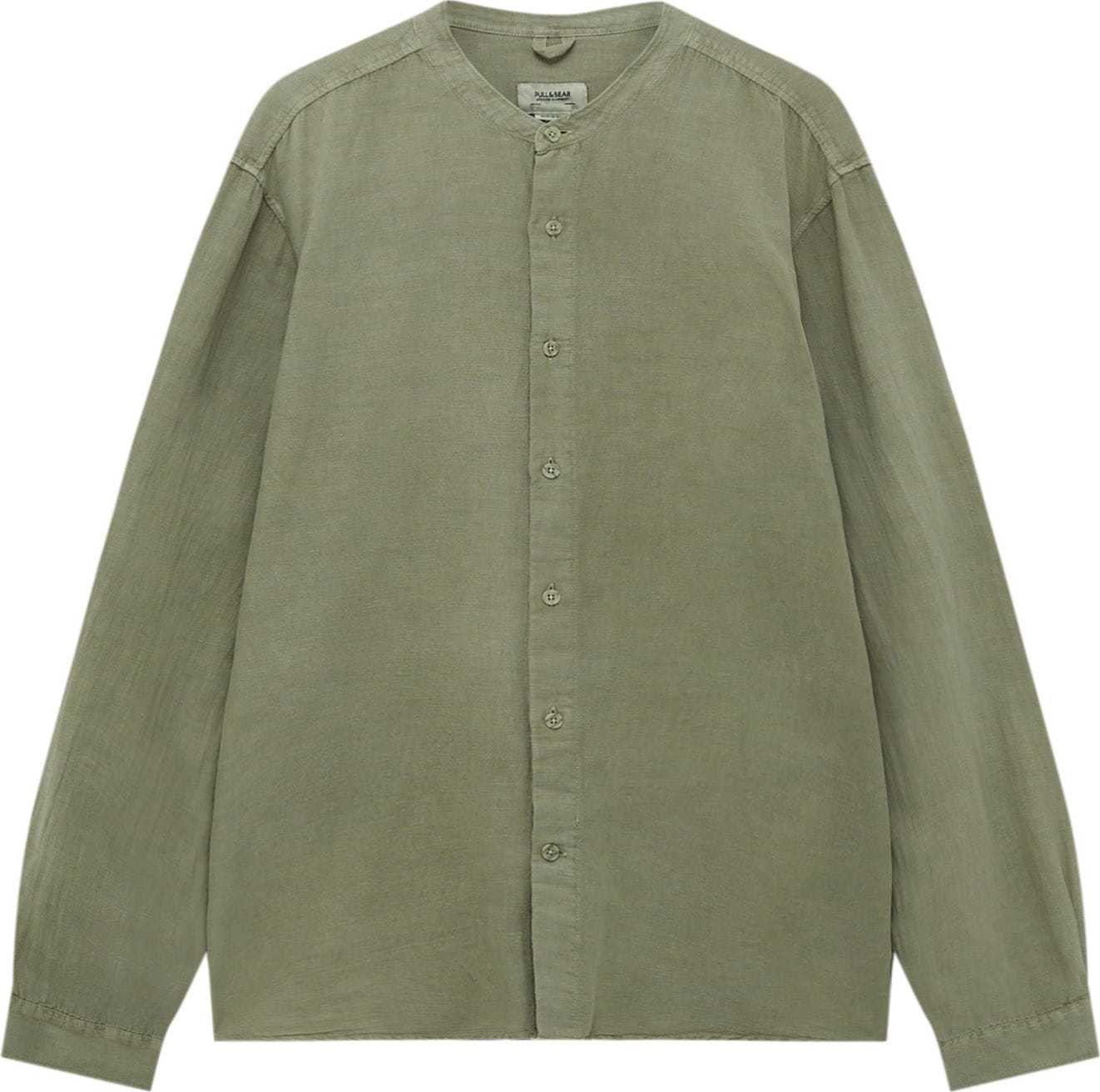 Košile Pull&Bear olivová