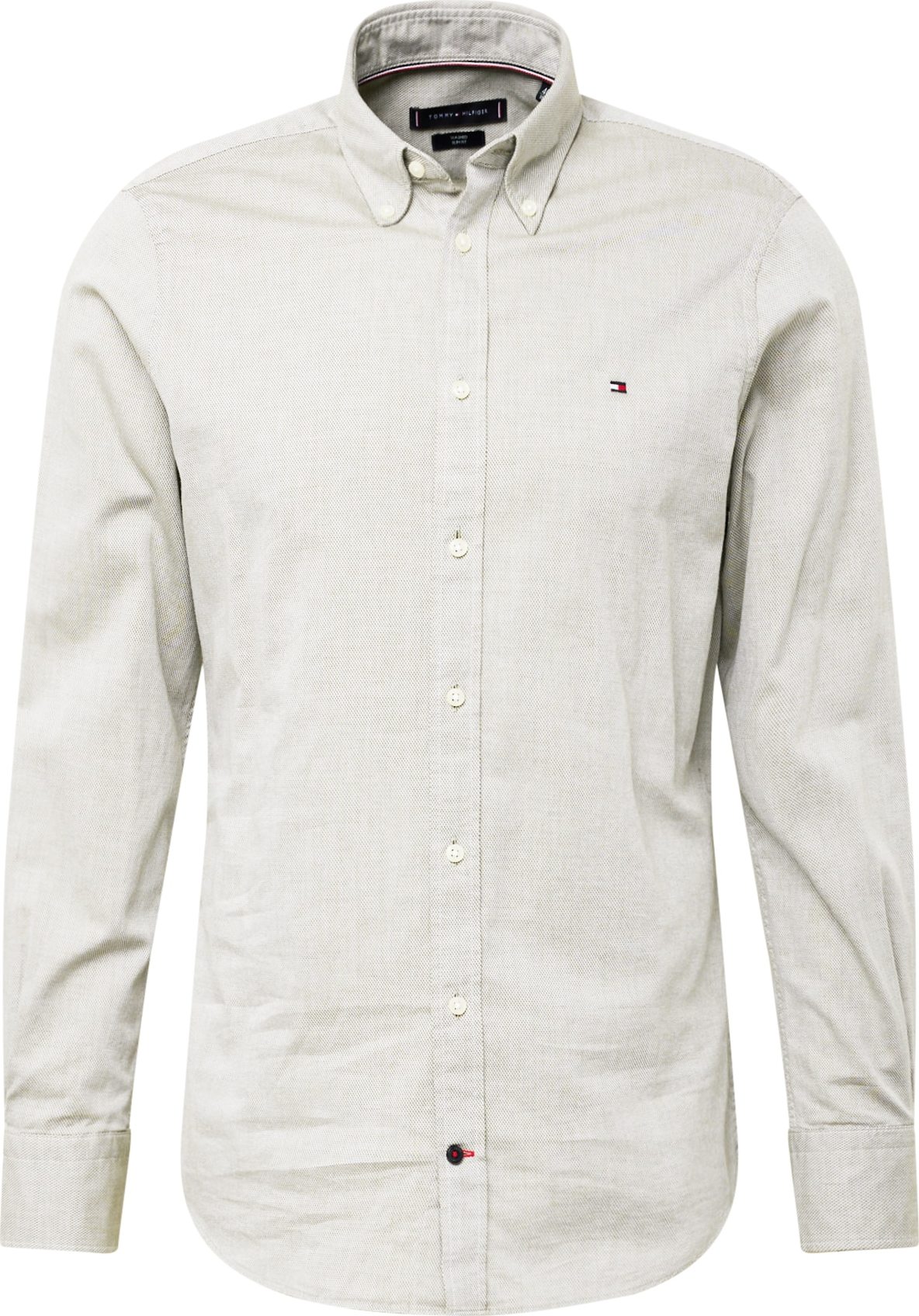 Košile 'ROYAL' Tommy Hilfiger Tailored tmavě modrá / světle šedá / červená / bílá