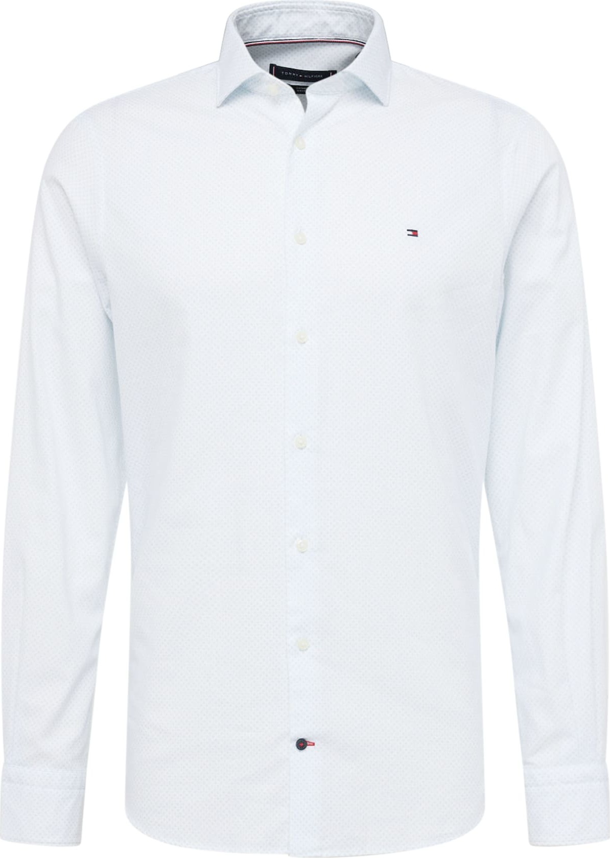 Košile Tommy Hilfiger pastelová modrá / světlemodrá / tmavě modrá / červená