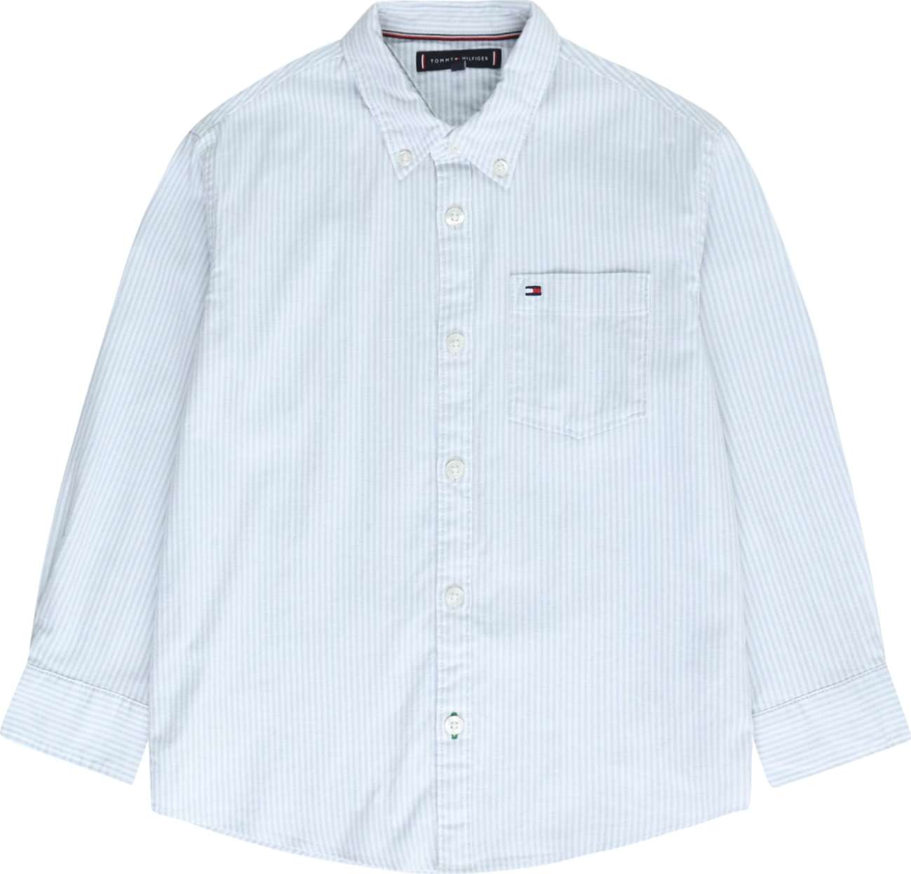 Košile Tommy Hilfiger světlemodrá / tmavě modrá / červená / bílá