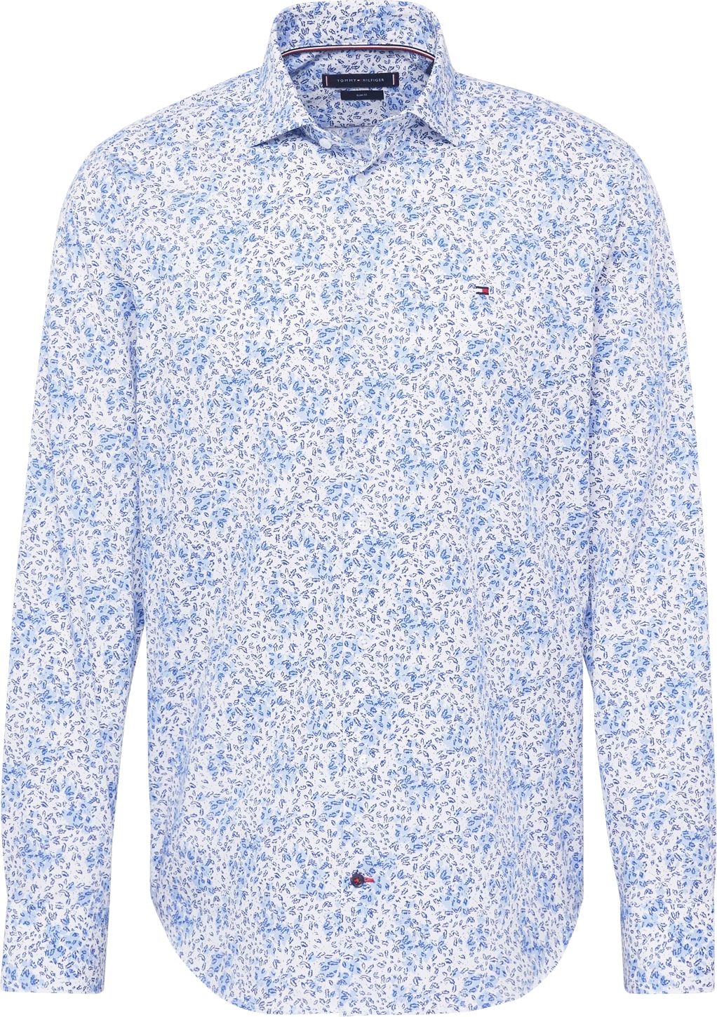 Košile Tommy Hilfiger Tailored modrá / světlemodrá / bílá
