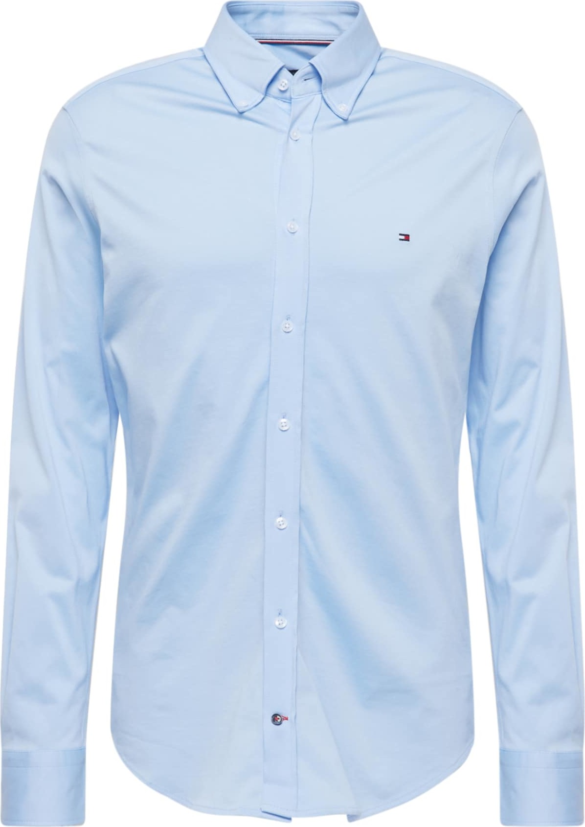 Košile Tommy Hilfiger Tailored námořnická modř / světlemodrá / červená