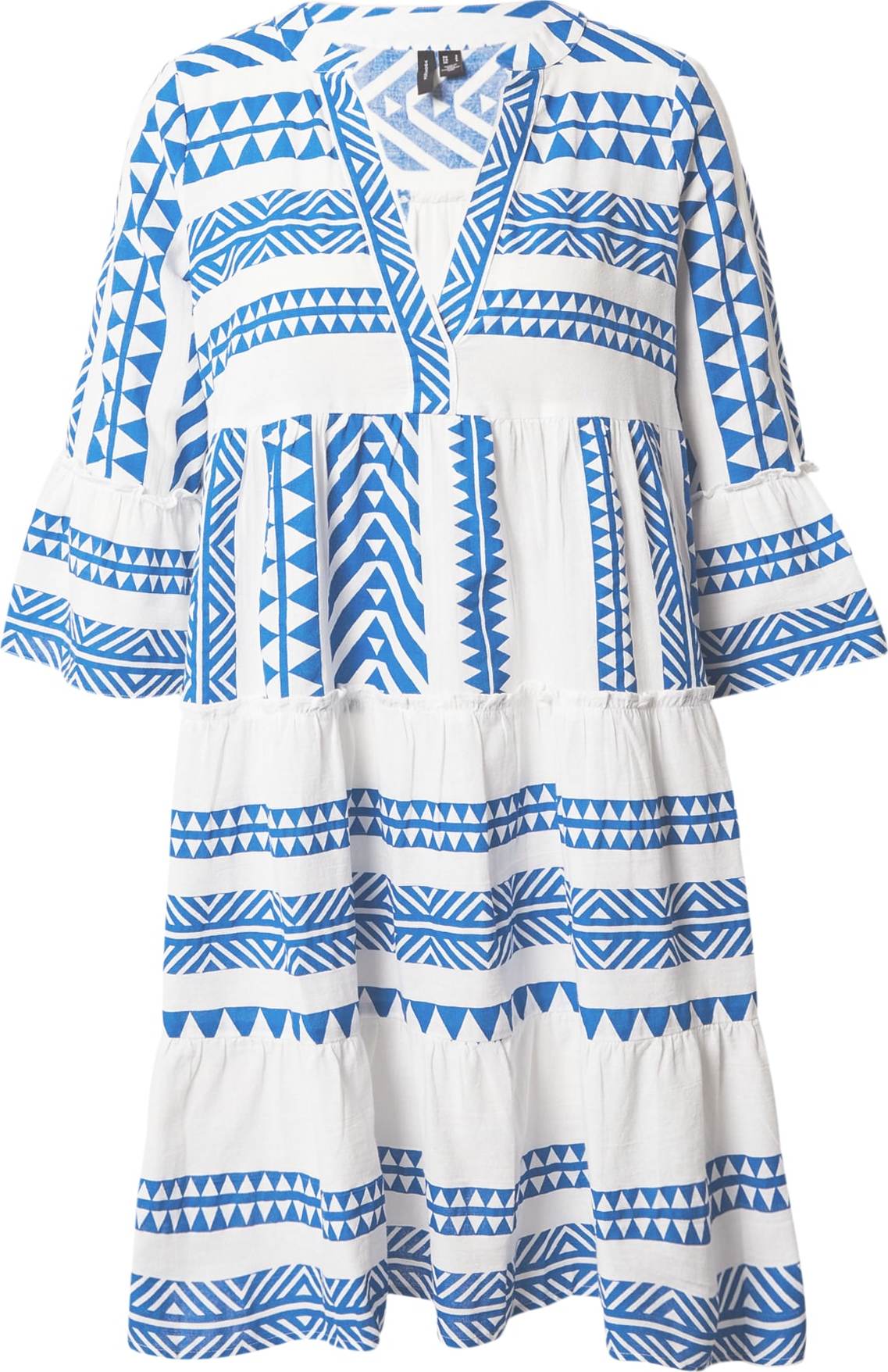 Košilové šaty 'Dicthe' Vero Moda nebeská modř / bílá