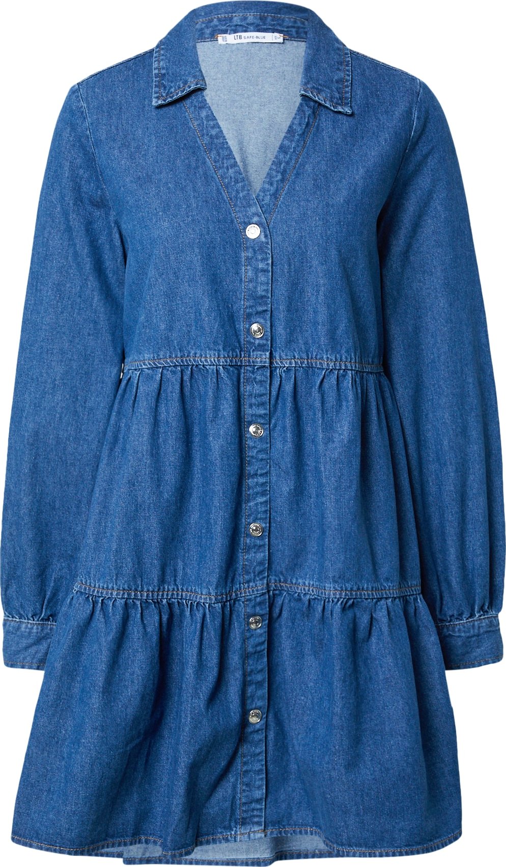 Košilové šaty 'Giona' LTB modrá džínovina
