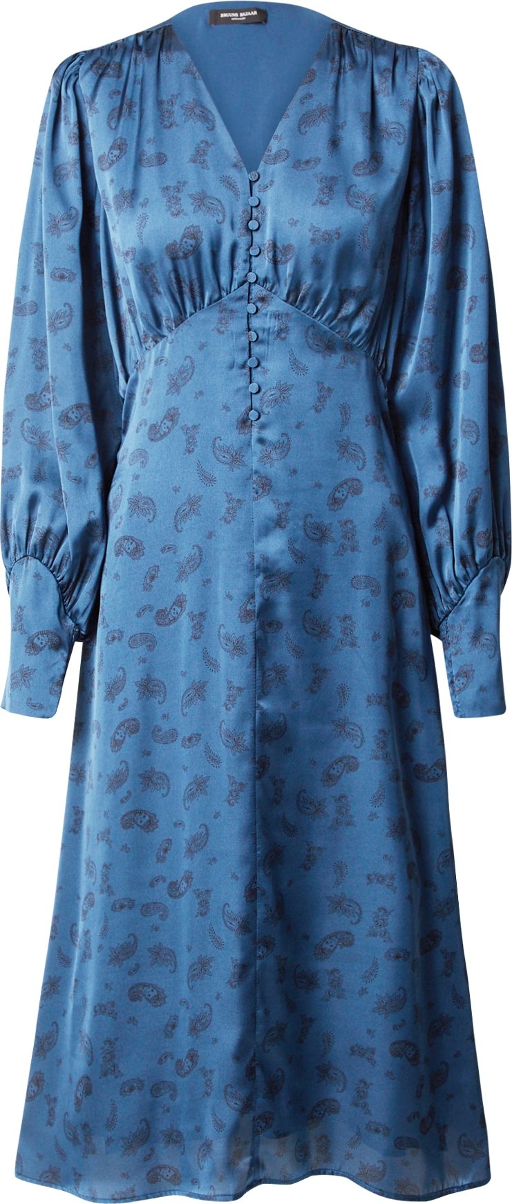 Košilové šaty 'Lenea' Bruuns Bazaar nebeská modř / tmavě modrá