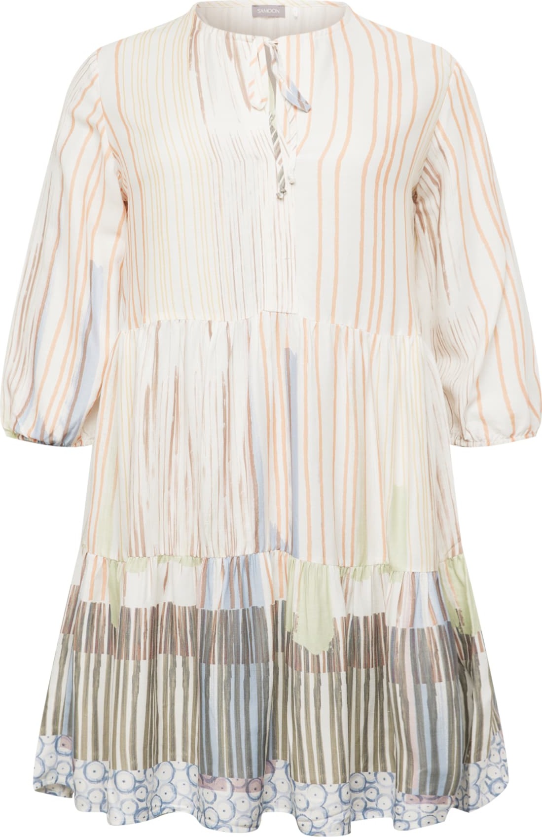 Košilové šaty SAMOON mix barev