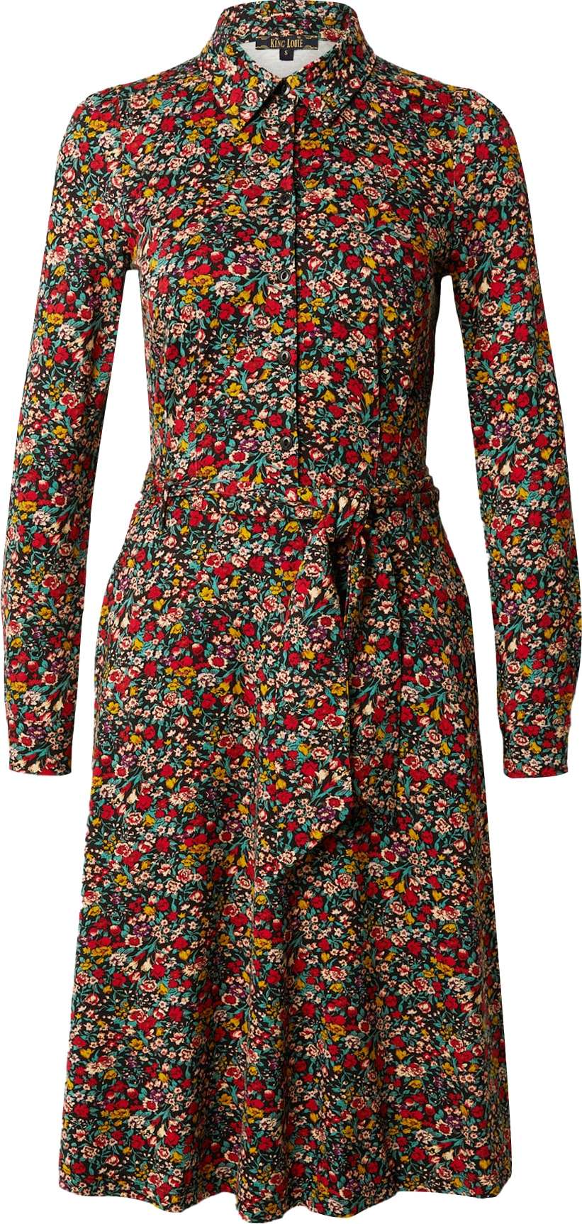 Košilové šaty 'Sheeva' king louie černá