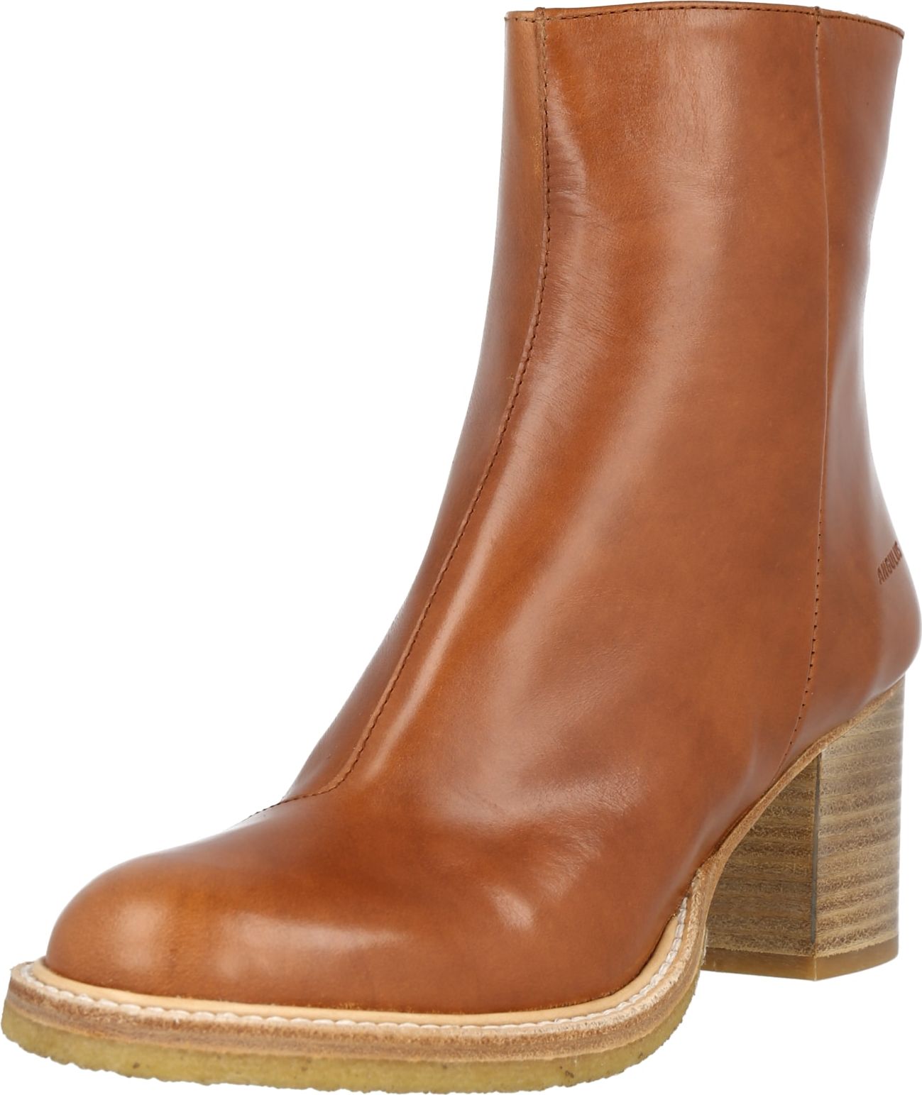 Kotníkové boty ANGULUS koňaková