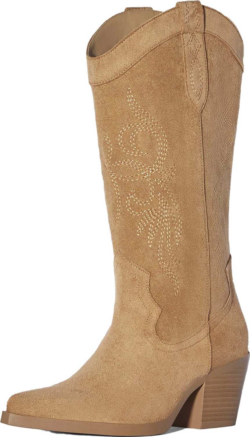 Kovbojské boty Bershka medová