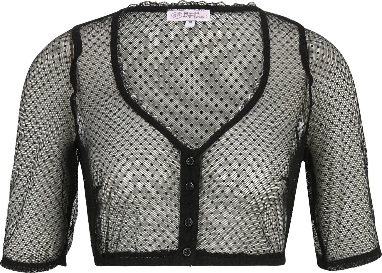 Krojová halenka 'GR-7-Ilena-Maria' Marjo černá