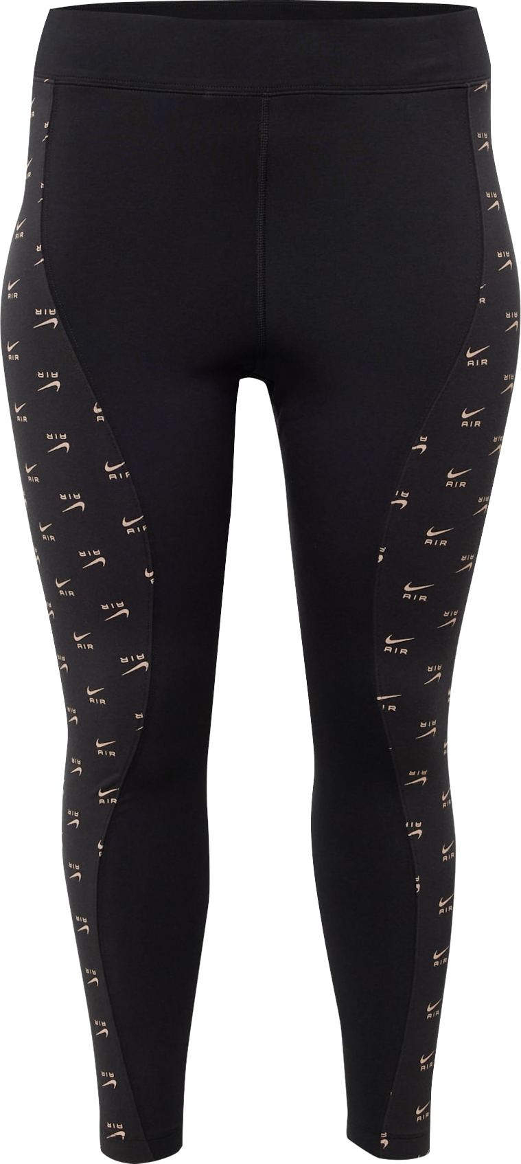 Legíny Nike Sportswear zlatá / černá