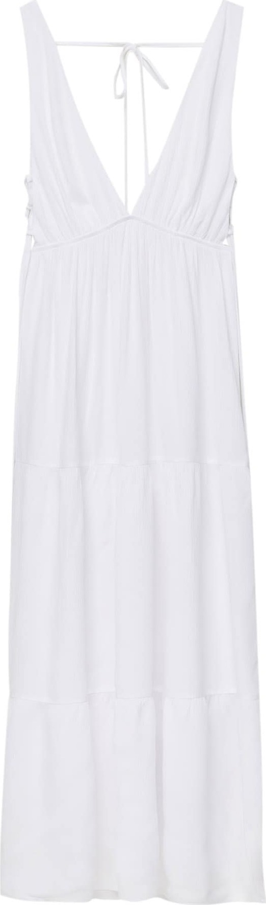 Letní šaty Pull&Bear bílá