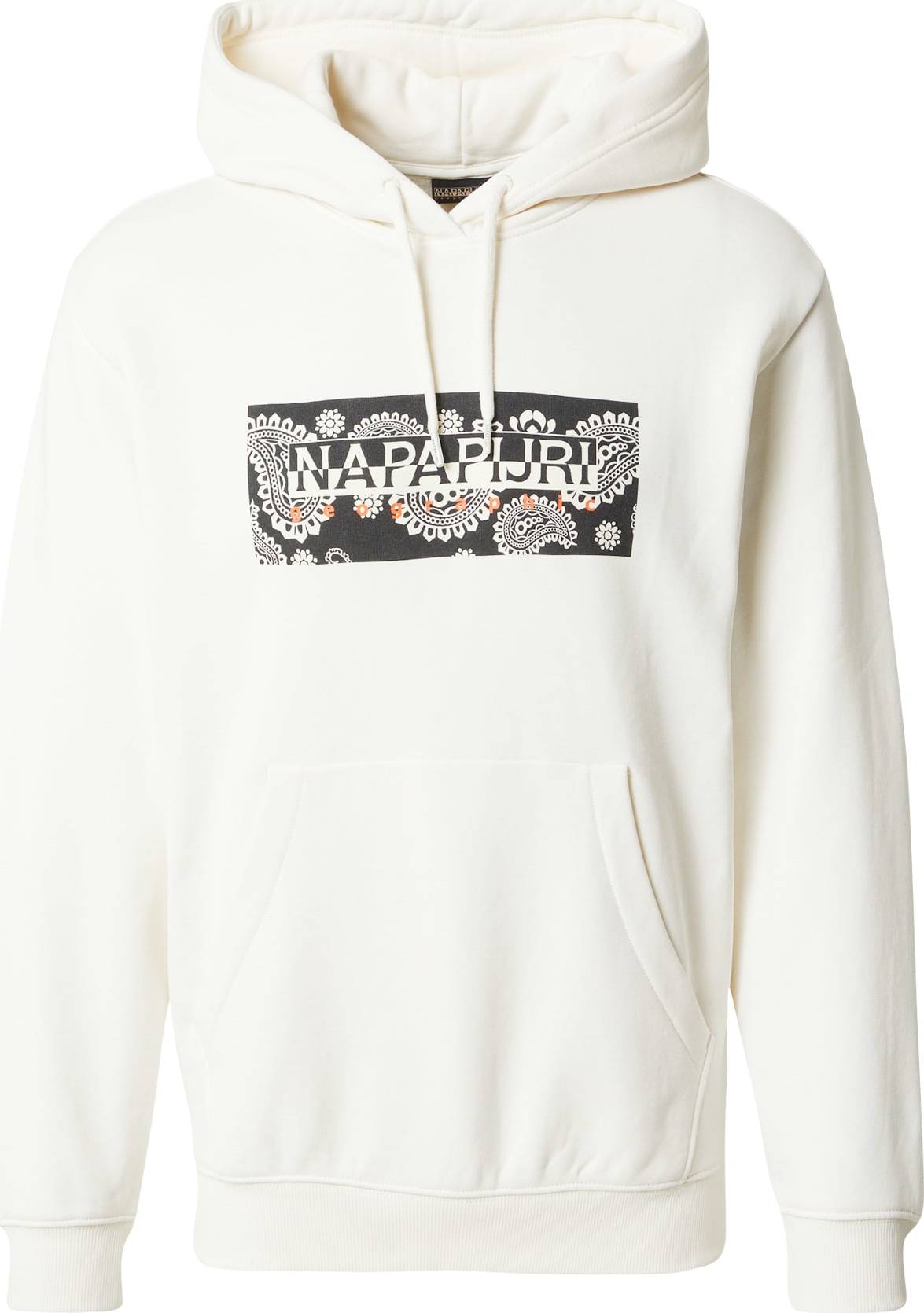 Mikina 'ANDESITE' Napapijri oranžová / černá / bílá