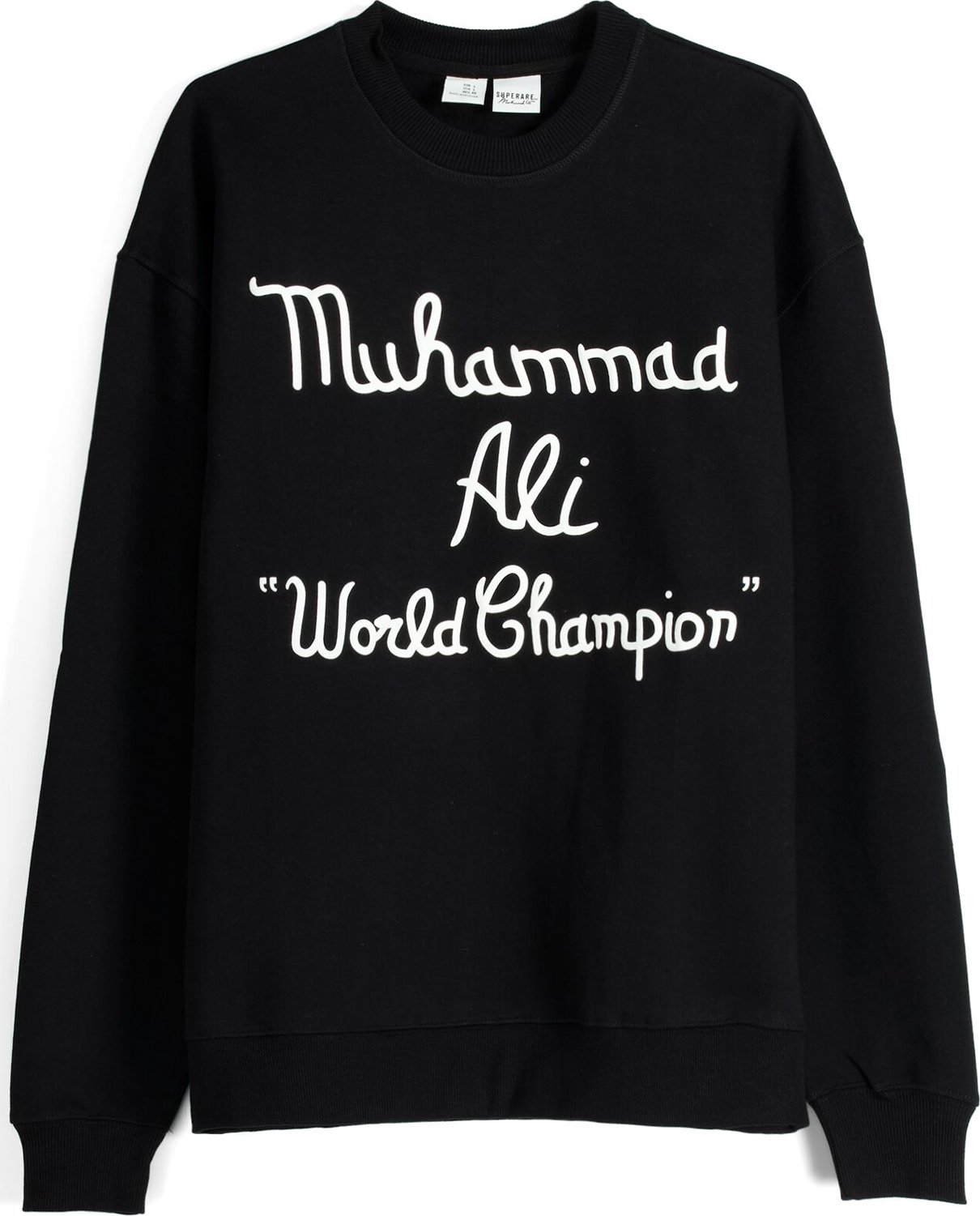 Mikina Bershka černá / bílá