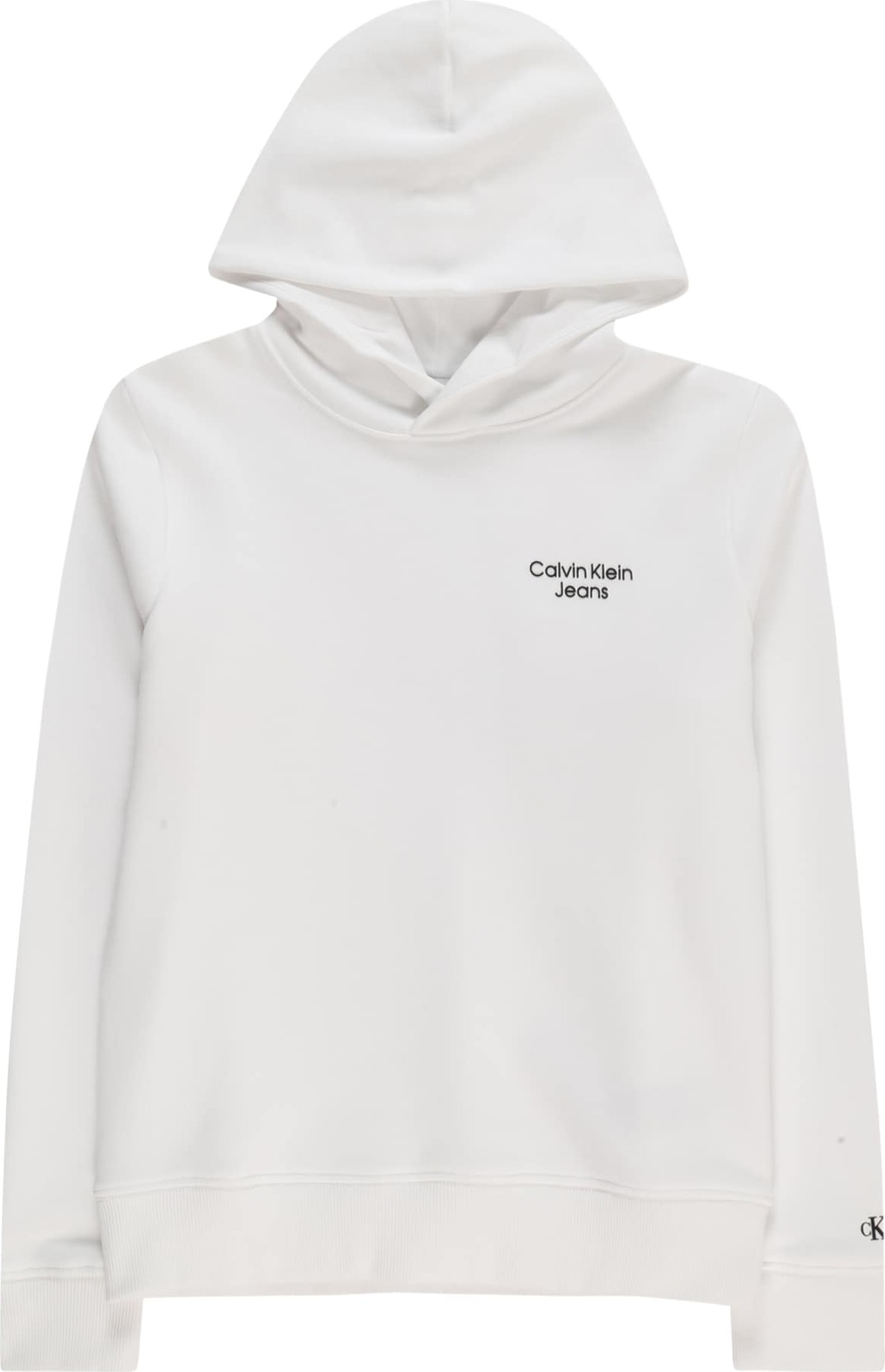 Mikina Calvin Klein Jeans černá / bílá