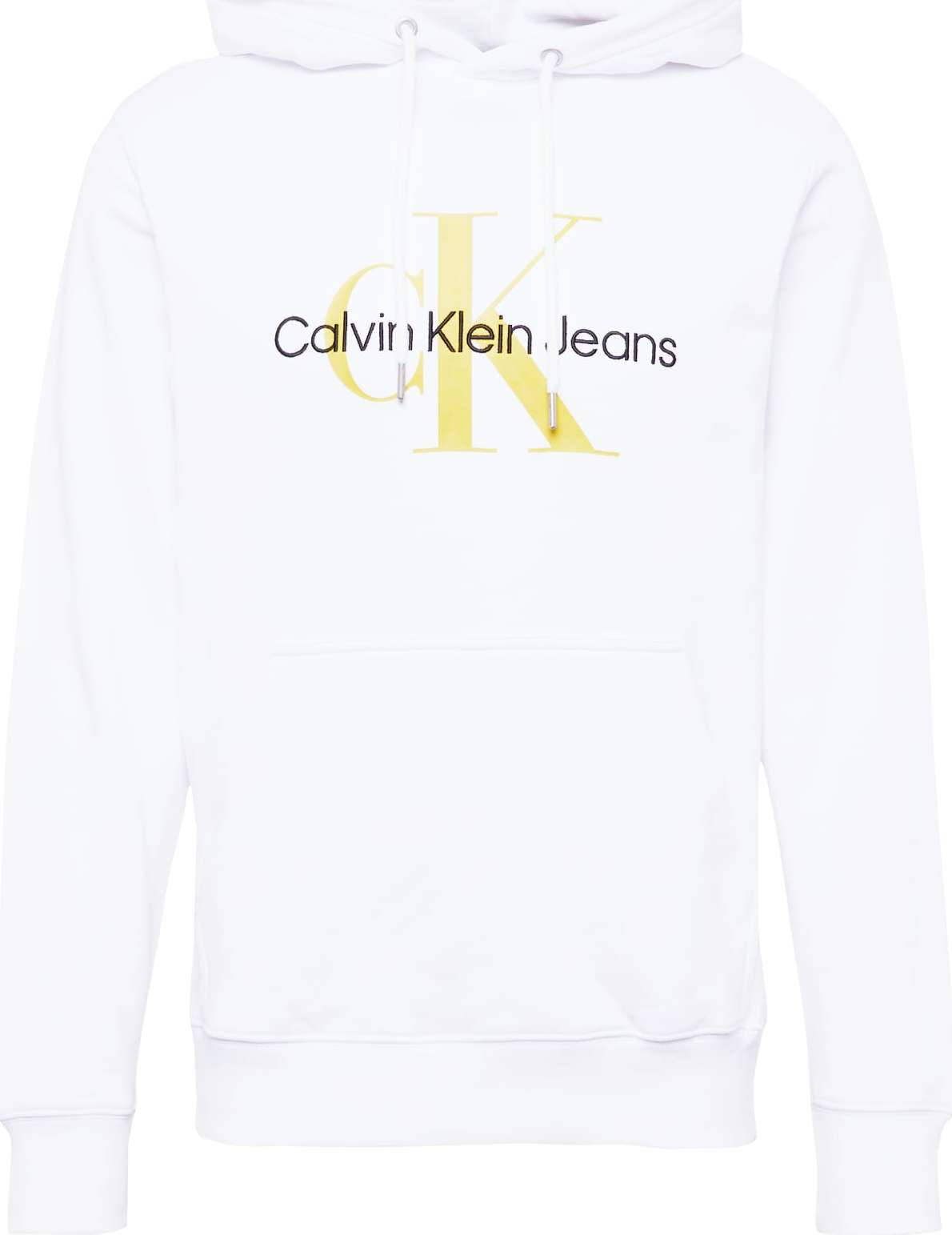 Mikina Calvin Klein Jeans žlutá / černá / bílá