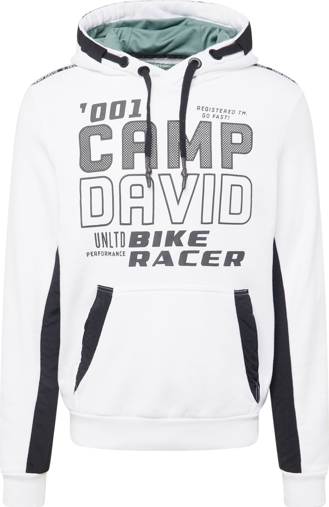 Mikina camp david černá / bílá