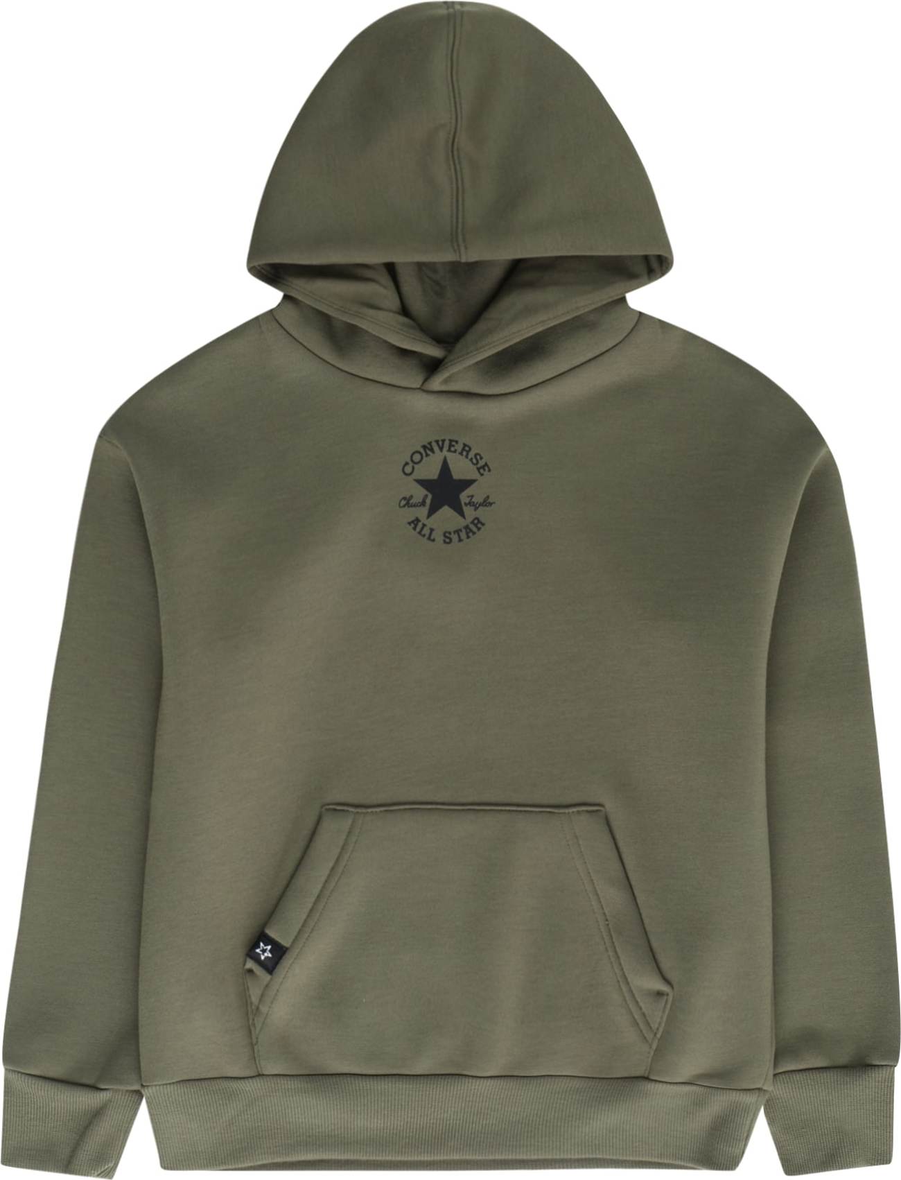 Mikina Converse khaki / černá