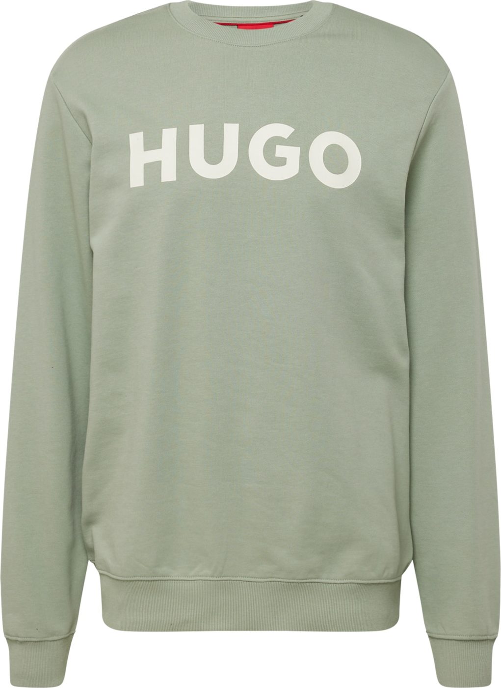 Mikina 'Dem' HUGO khaki / pastelově zelená