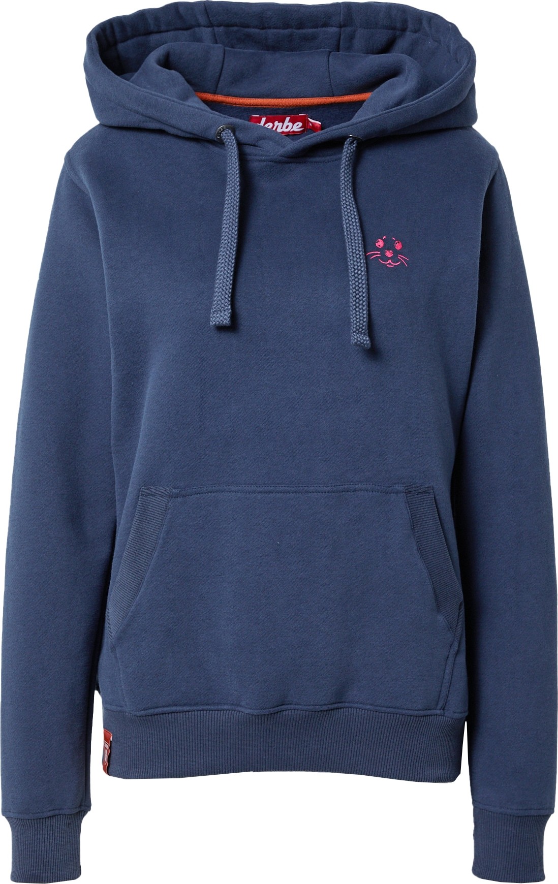 Mikina Derbe námořnická modř / světle růžová