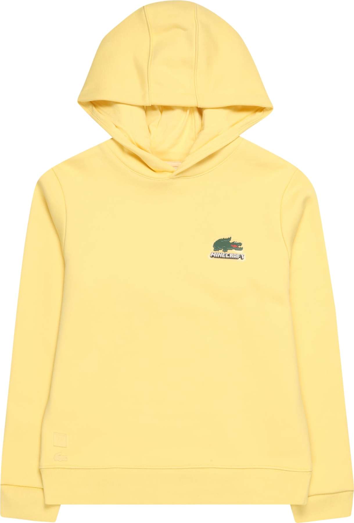 Mikina Lacoste krémová / světle žlutá / tmavě zelená