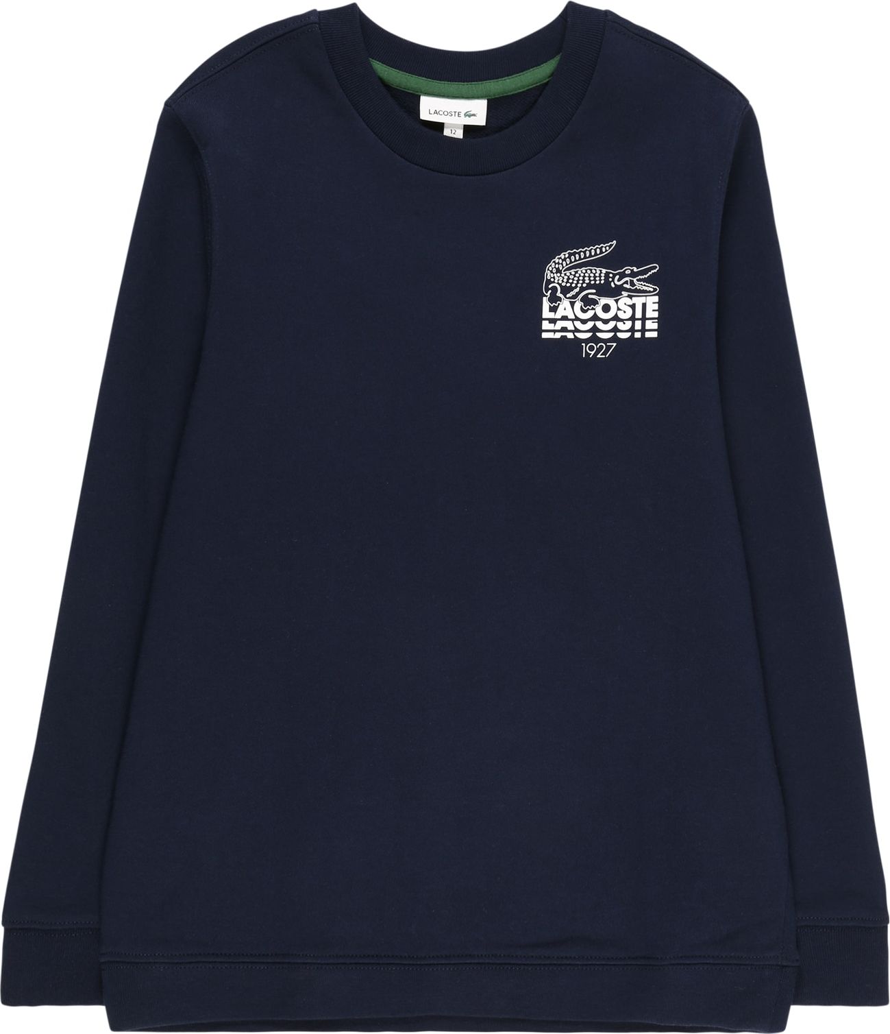 Mikina Lacoste námořnická modř / bílá