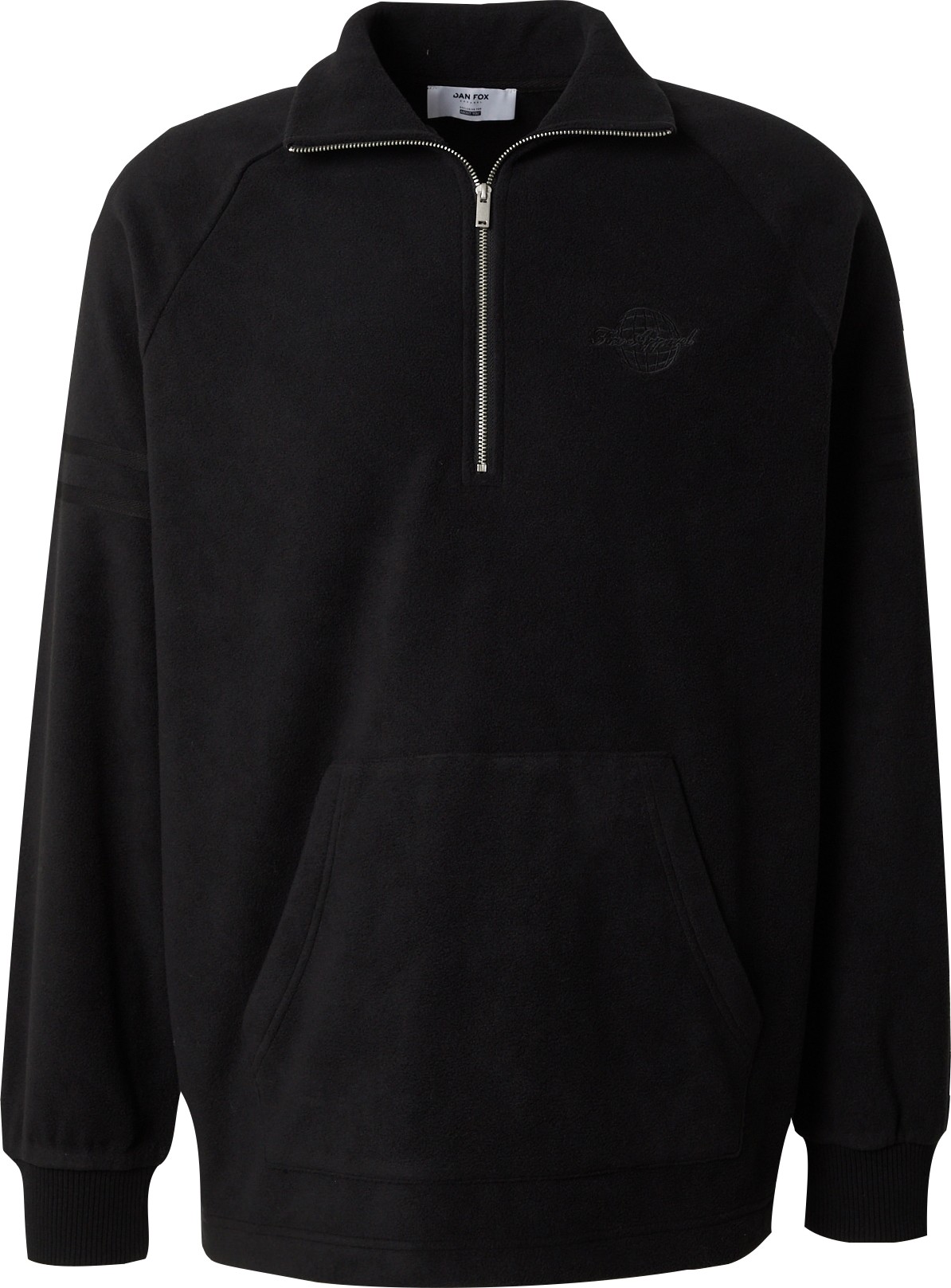 Mikina 'Leopold' DAN FOX APPAREL černá