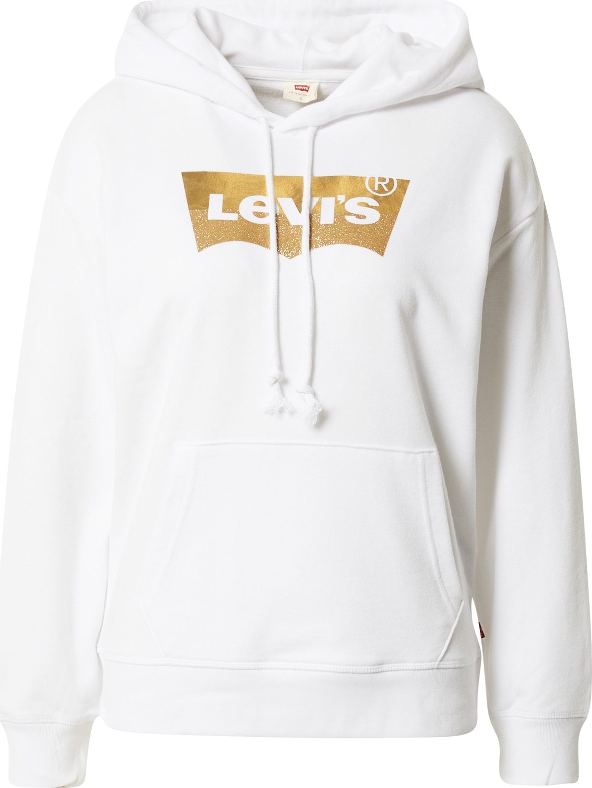 Mikina Levis zlatá / bílá