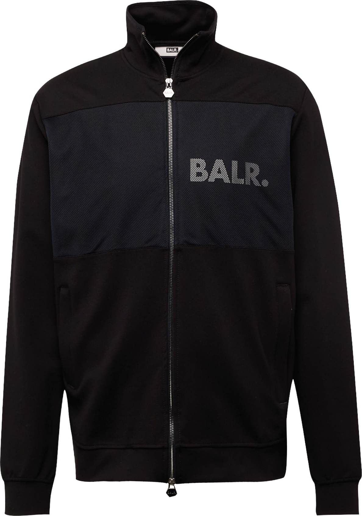 Mikina 'Louis' BALR. černá / bílá