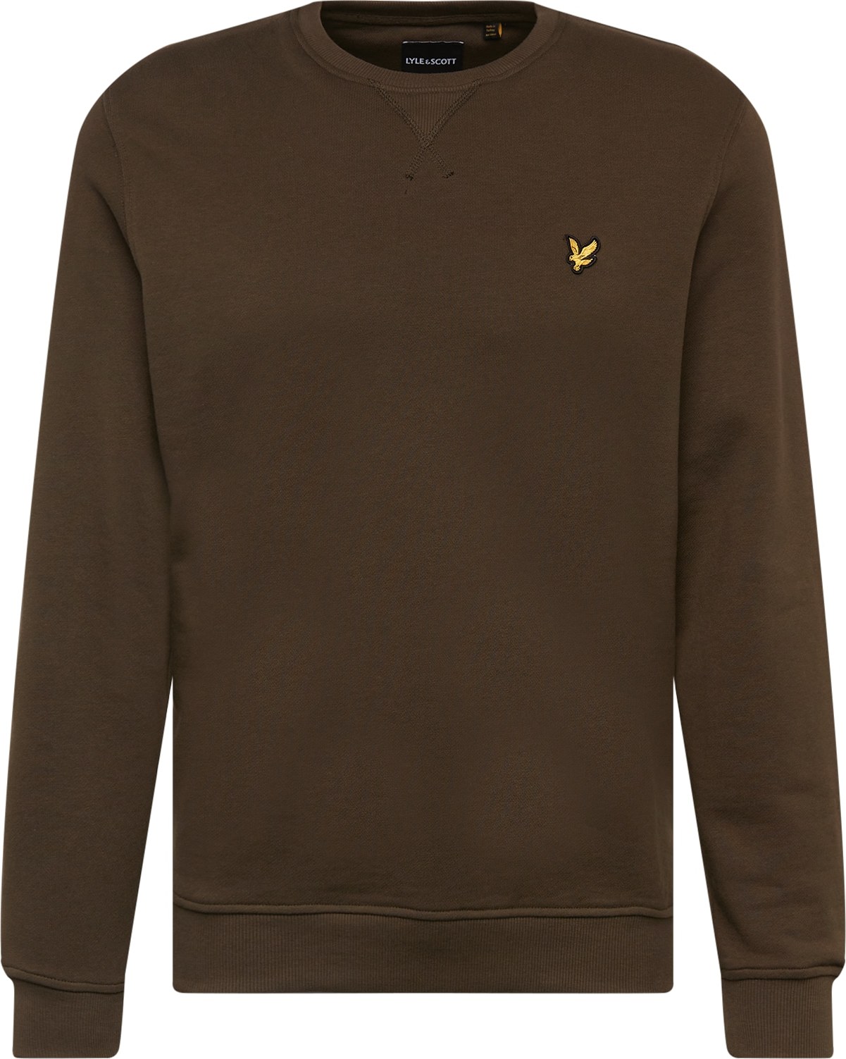 Mikina Lyle & Scott žlutá / olivová / černá