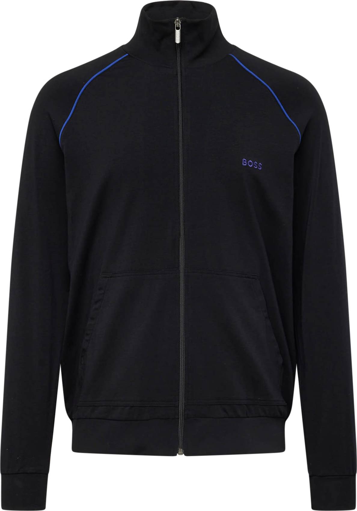 Mikina 'Mix&Match' BOSS Black modrá / fialová / černá