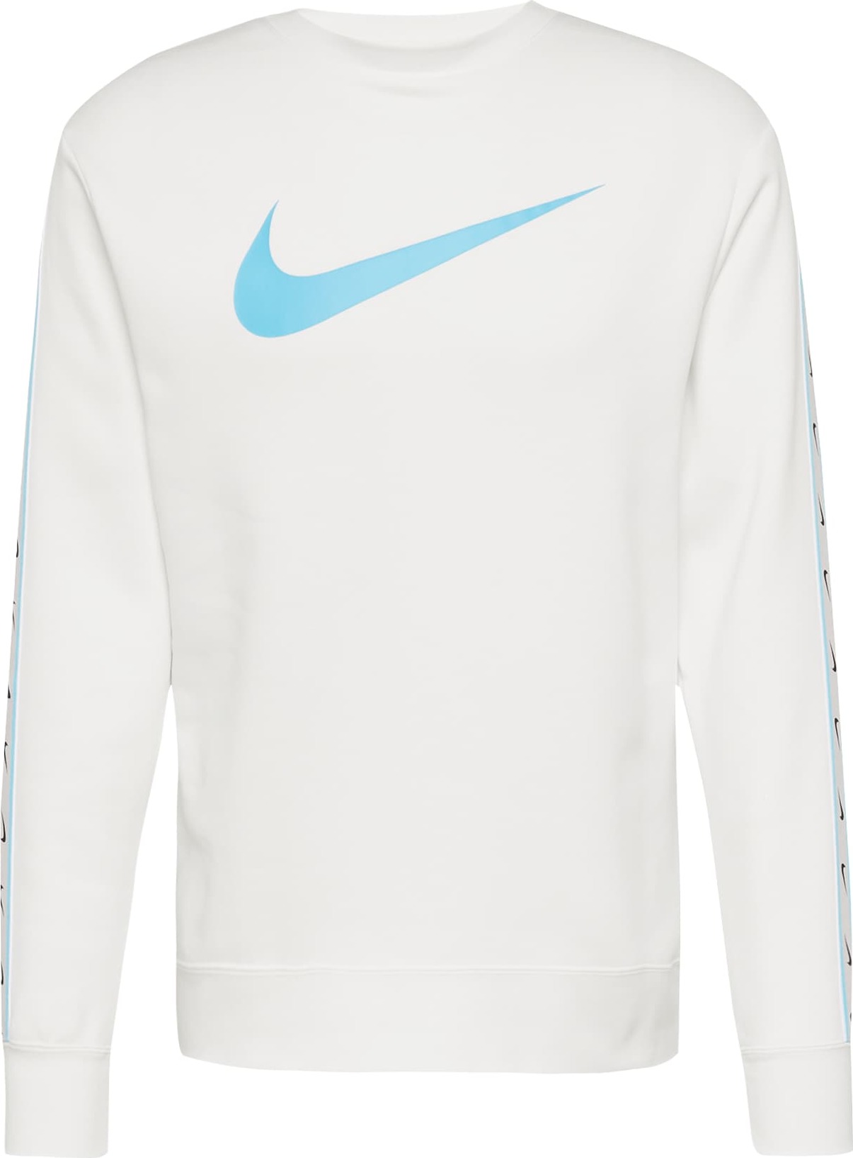 Mikina Nike Sportswear světlemodrá / černá / bílá