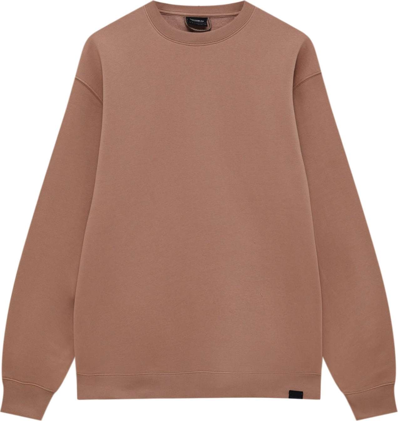 Mikina Pull&Bear starorůžová / černá