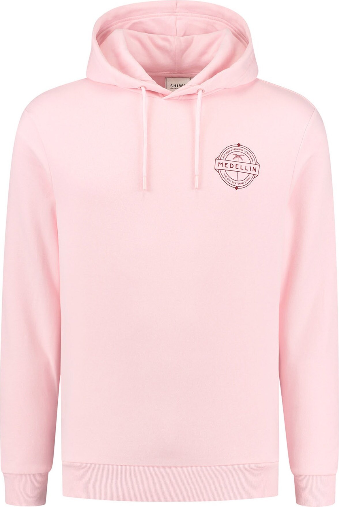 Mikina Shiwi světle růžová / bordó