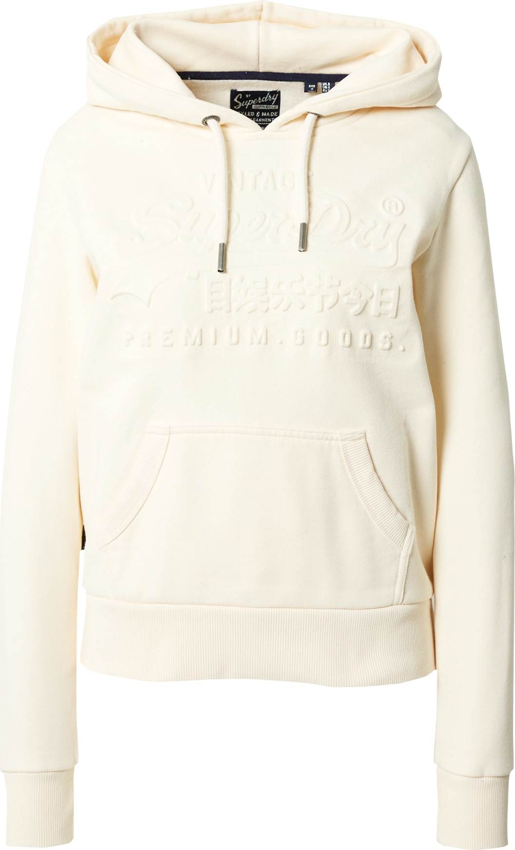 Mikina Superdry přírodní bílá