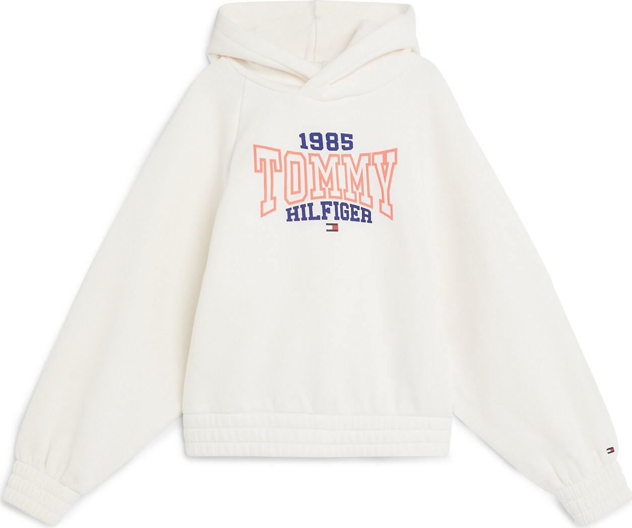 Mikina Tommy Hilfiger modrá / oranžová / červená / bílá