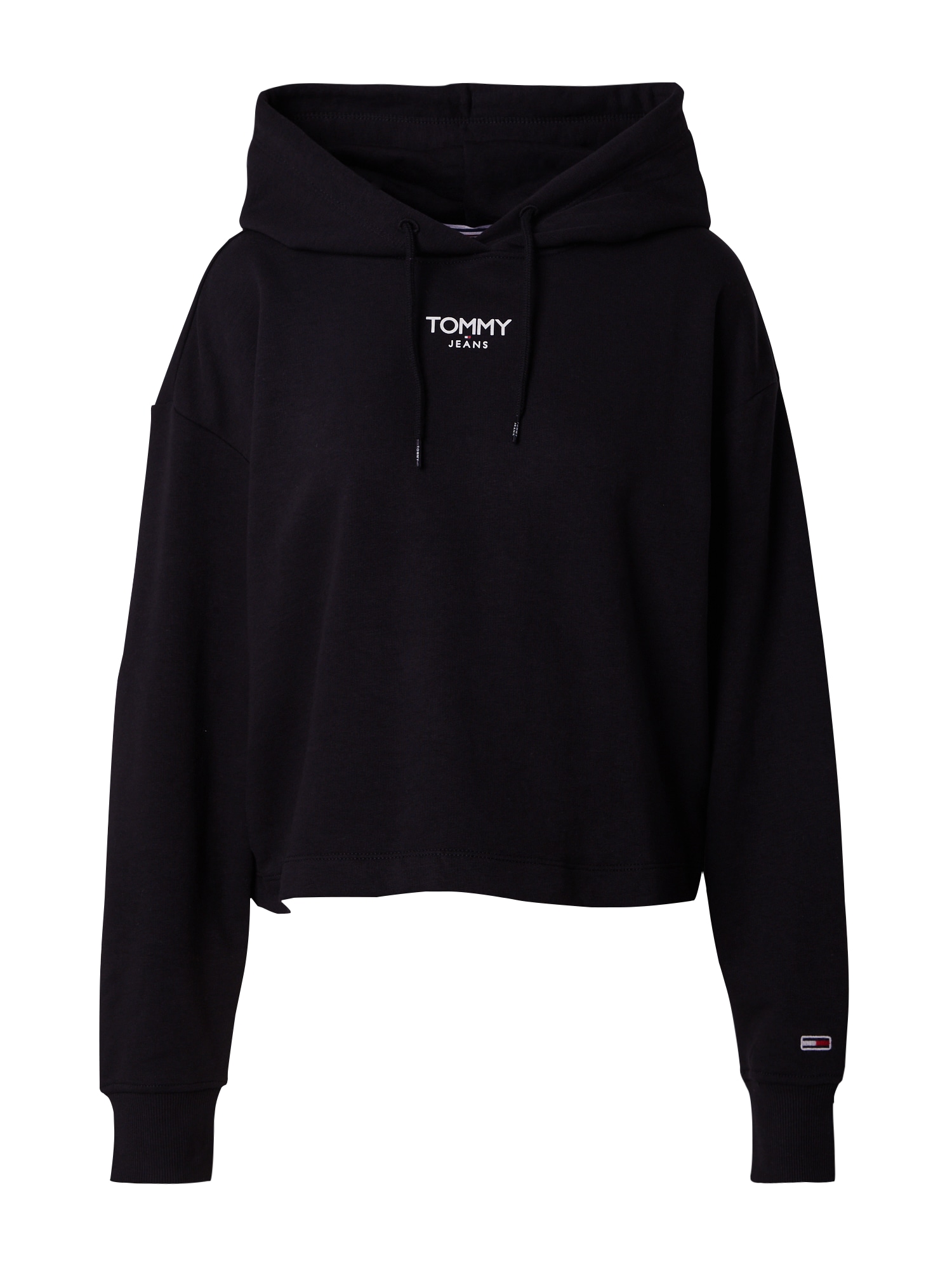 Mikina Tommy Jeans černá / bílá