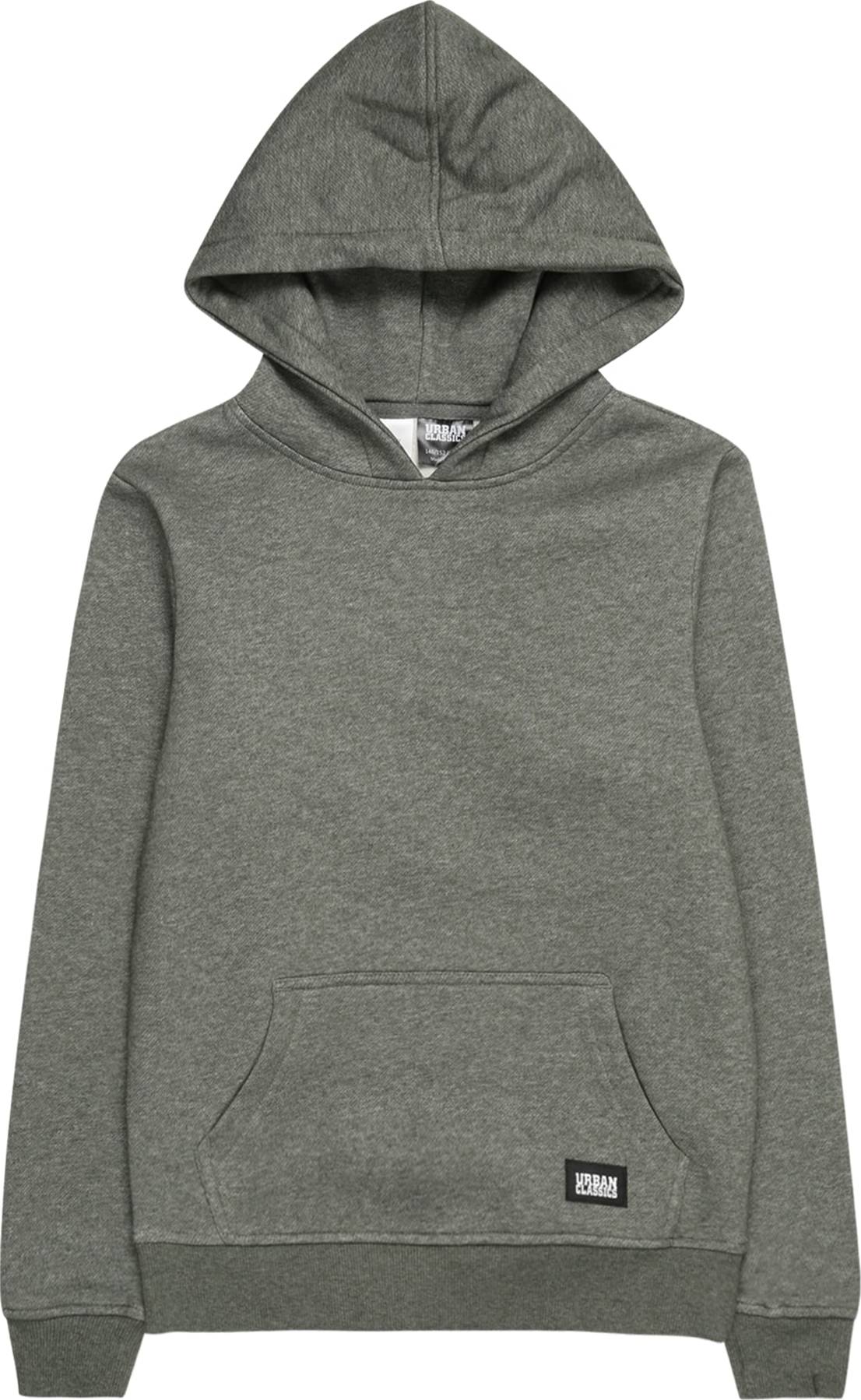 Mikina Urban Classics Kids šedý melír