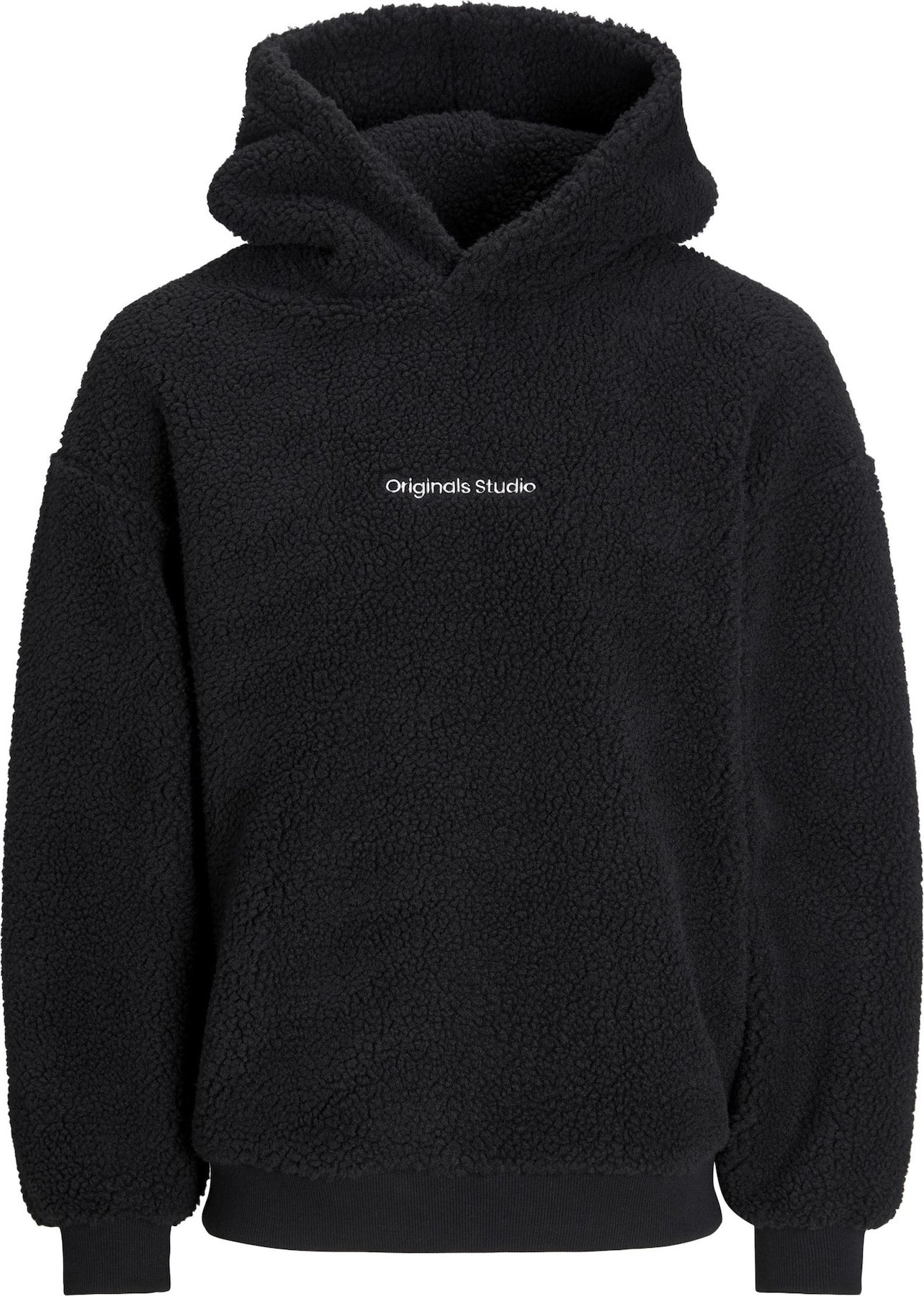 Mikina 'Vesterbro' jack & jones černá / bílá